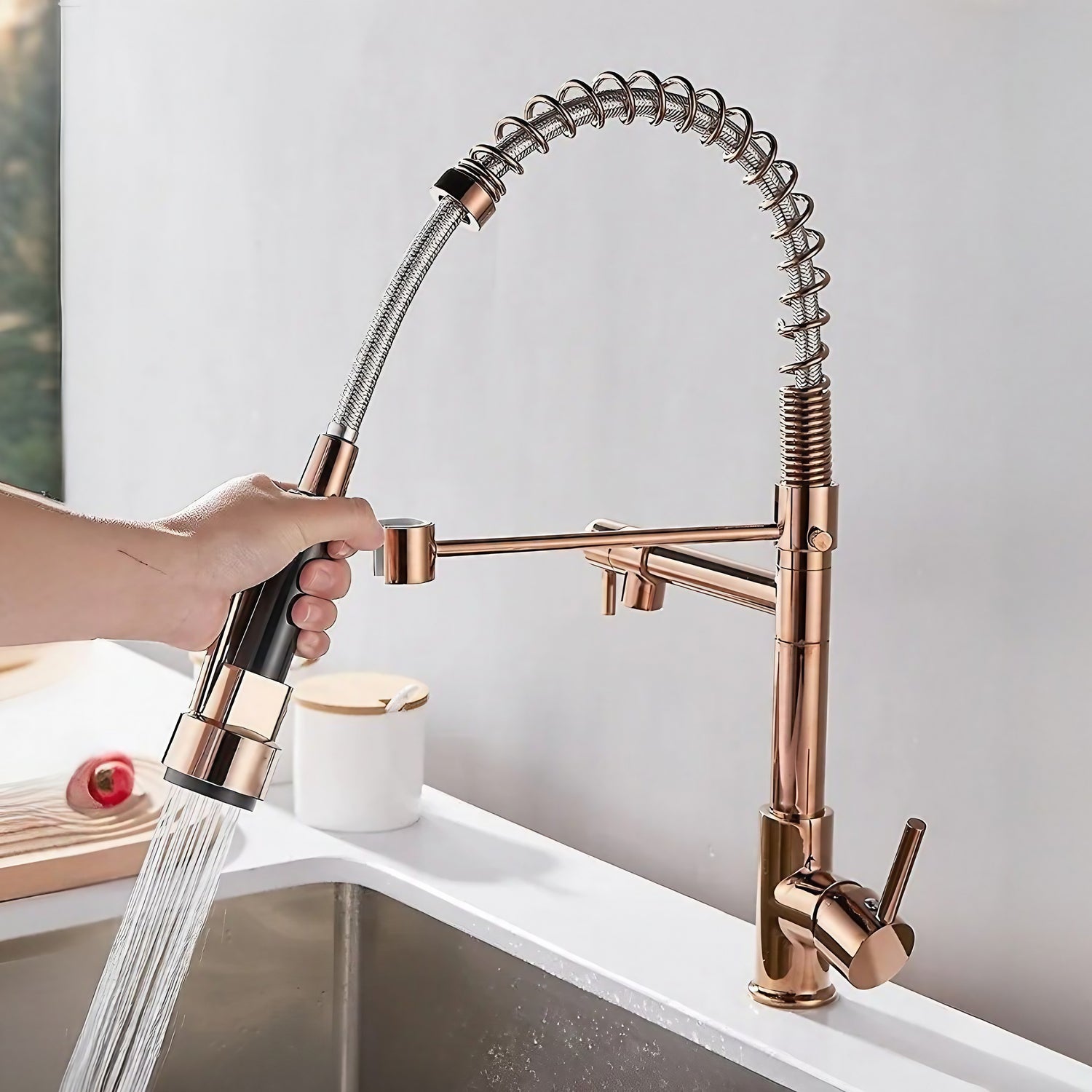 Robinet Cuisine Douchette Miami, douchette extractible