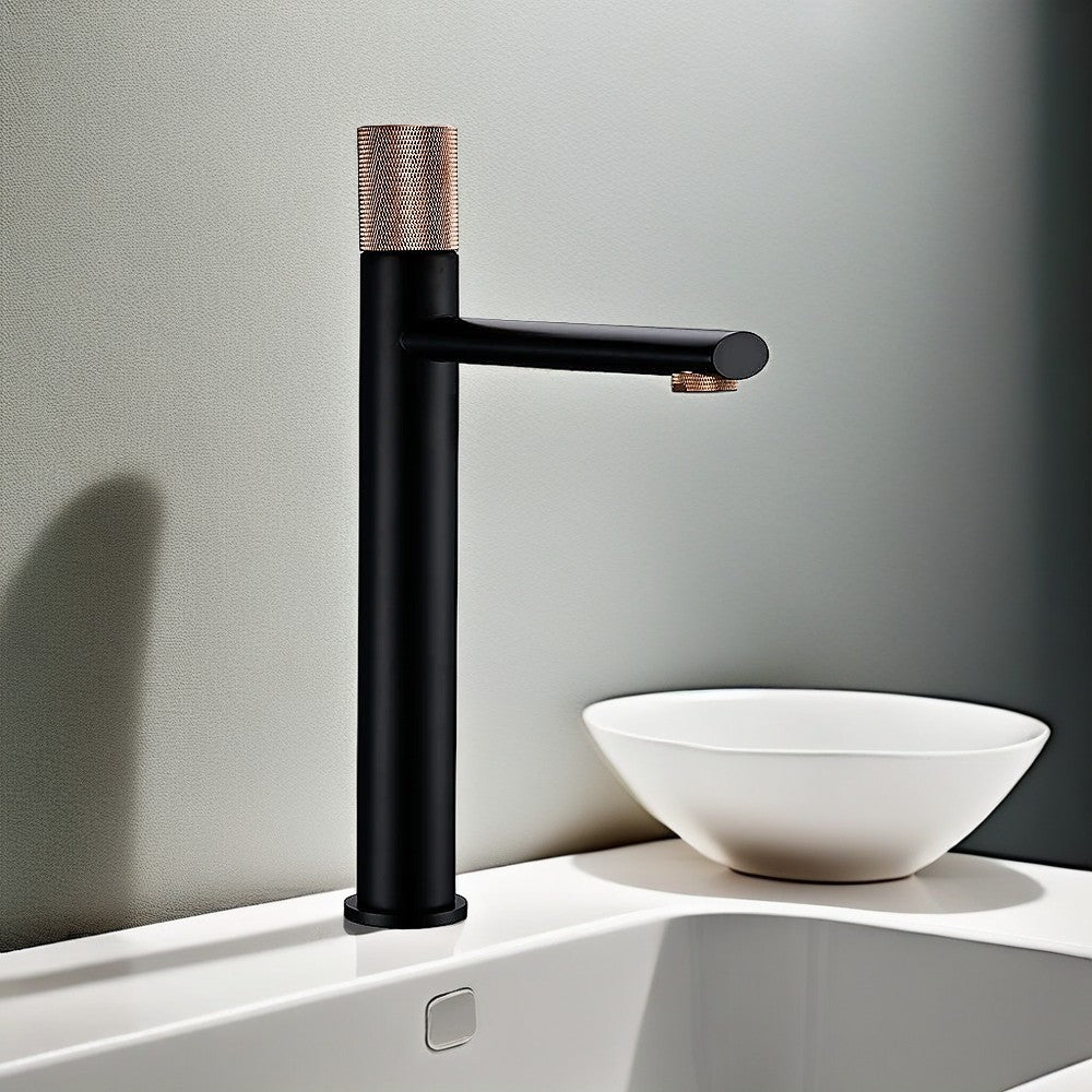 Robinet Lavabo Florence finition noire mate